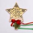 estrella árbol de navidad personalizada