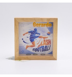 Hucha ventana personalizada fútbol